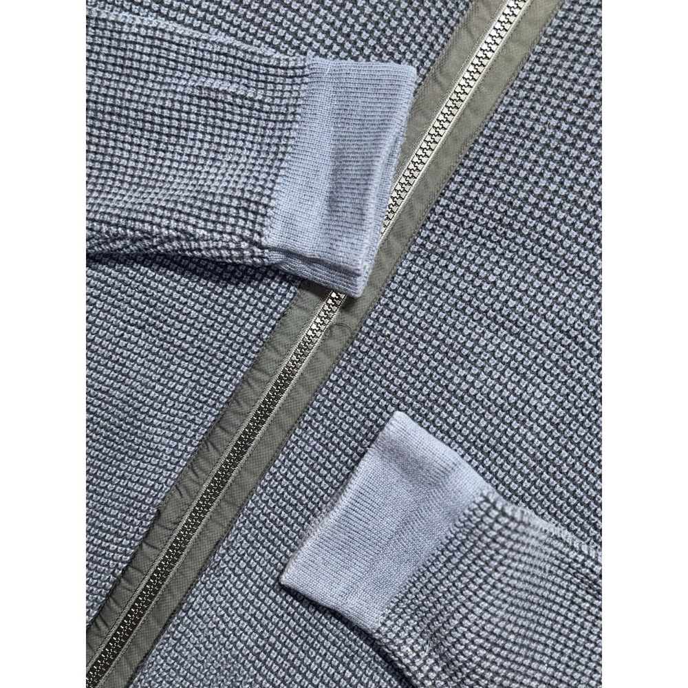 Calvin Klein Full Zip Sweater Waffle Texture Size XL - Picture 7 of 7